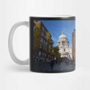St Paul’s Cathedral and people from different walks of life Mug